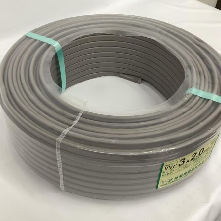 弥栄電線 VVFケーブル 3芯×2.0ｍｍ×100ｍ 2024年11月製造