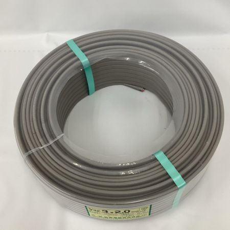 弥栄電線 VVFケーブル 3芯×2.0ｍｍ×100ｍ 2025年2月製造