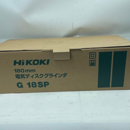 HiKOKI ハイコーキ ディスクグラインダー G18SP グリーン 付属品完備 180mm 100v M350125