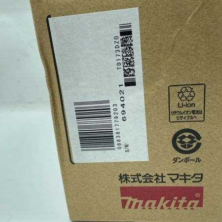 MAKITA マキタ インパクトドライバ TD173DZO オリーブ  本体のみ コードレス式 18v 6.0Ah 694021