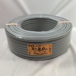 富士電線工業 VVFケーブル 3芯×2.0ｍｍ×100ｍ 2025年7月製造 Sランク