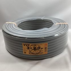 富士電線工業 VVFケーブル 3芯X2.0mm×100m 2025年4月製造 Sランク