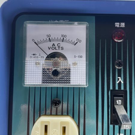 NICHIDO 変圧器 F-300D ブルー コード式 200v 17030424