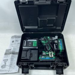 HiKOKI ハイコーキ インパクトドライバ WH36DC グリーン 充電器・充電池2個・ケース付  Sランク