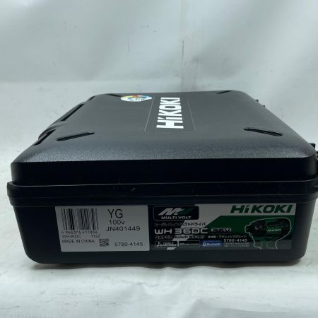 HiKOKI ハイコーキ インパクトドライバ WH36DC グリーン 充電器・充電池2個・ケース付 