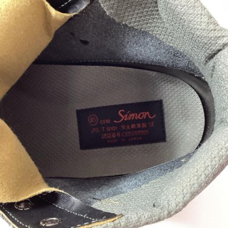 simon 安全靴 SS22 ブラック 26.0cm