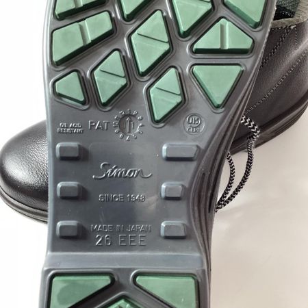 simon 安全靴 SS22 ブラック 26.0cm