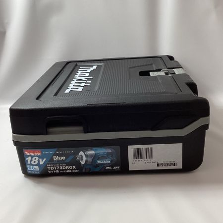 MAKITA マキタ インパクトドライバ TD173DRGX ブルー 充電器・充電池2個・ケース付