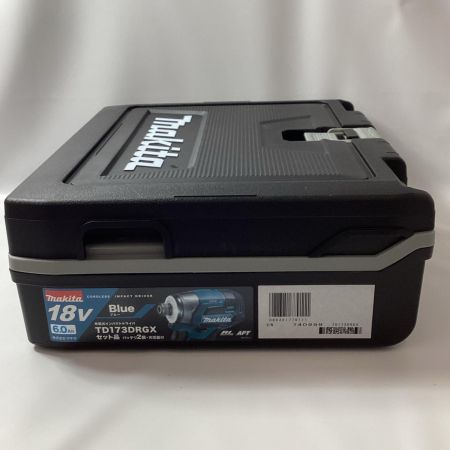 MAKITA マキタ インパクトドライバ TD173DRGX ブルー 充電器・充電池2個・ケース付 