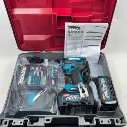 MAKITA マキタ インパクトドライバ  TD003GRAX ブルー 充電器・充電池2個・ケース付  Sランク