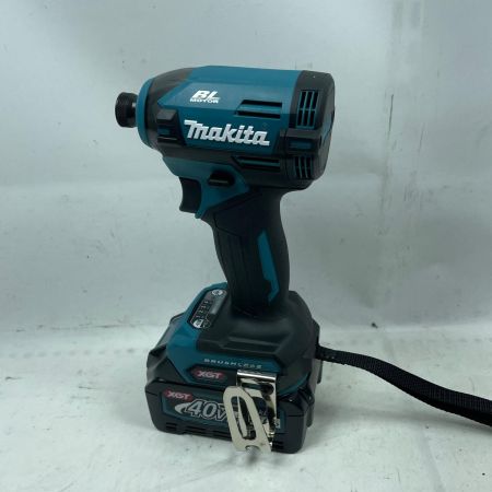 MAKITA マキタ インパクトドライバ  TD003GRAX ブルー 充電器・充電池2個・ケース付 