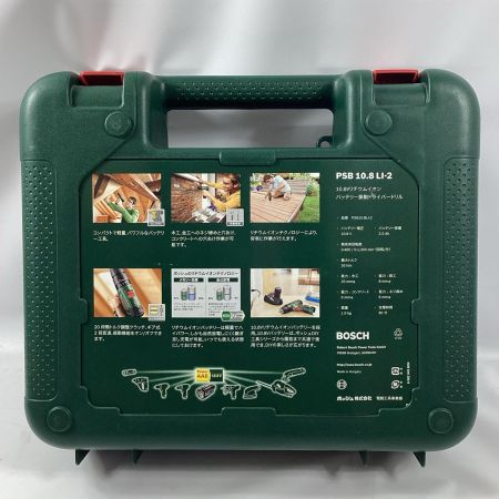 BOSCH ボッシュ ドライバドリル PSB 10.8 LI-2 グリーン 充電池1個　10.8v 2.0Ah