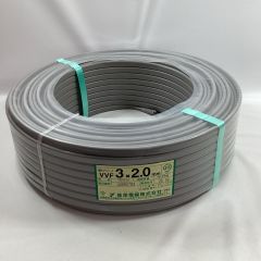 弥栄電線 VVFケーブル 3芯 2.0mm×100m 2025年9月製造 Sランク