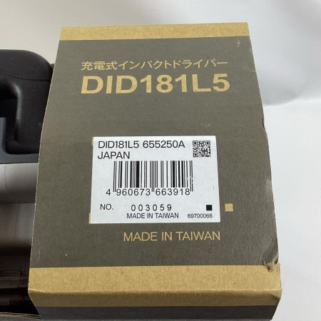 KYOCERA キョウセラ インパクトドライバ DID181L5 ブラック 18v 5.0Ah
