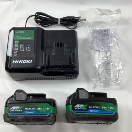 HiKOKI ハイコーキ 電動タッカ 充電器・充電池2個 N3604DM ブラック 38mm 36v