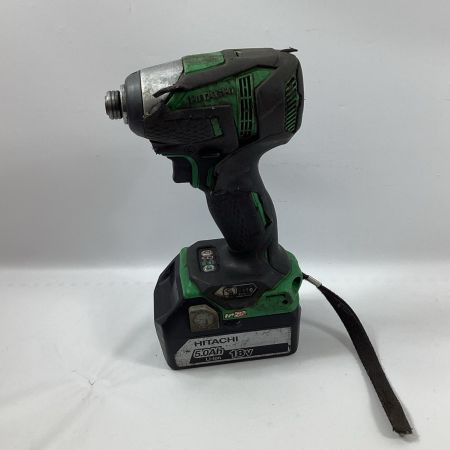 HITACHI 日立 インパクトドライバ WH18DDL グリーン 充電池2個付
