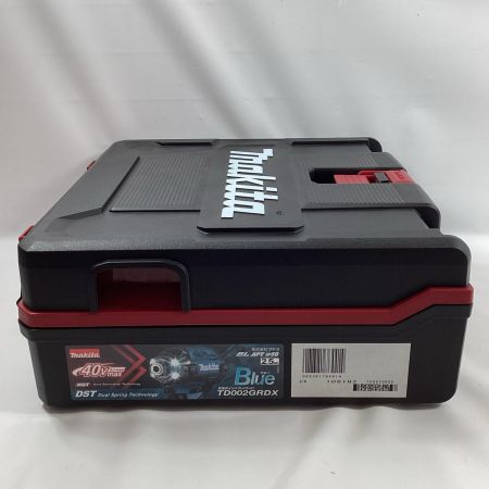 MAKITA マキタ インパクトドライバ TD002GRDX ブルー 充電器・充電池2個・ケース付