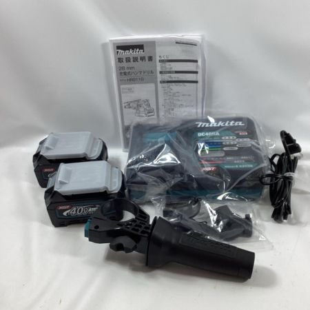 MAKITA マキタ ハンマドリル HR011GRDXV 充電器・充電池2個・ケース付 28mm 40v 2.5Ah