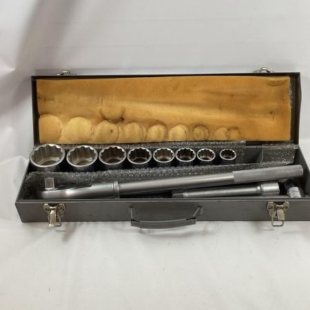 TONE トネ ソケットレンチセット 200MISO 12点ｾｯﾄ 差込角19.0mm 