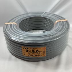 富士電線工業 VVFケーブル  3芯 2.0mm×100m 2025年10月製造 Sランク
