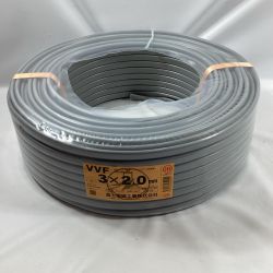 富士電線工業 VVFケーブル 3芯 2.0mm×100m 2025年10月製造 Sランク
