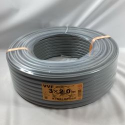 富士電線工業 VVFケーブル 3芯 2.0mm×100m 2025年10月製造 Sランク