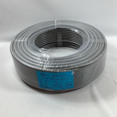 伸興電線 VCTFケーブル 0.75mm×3C×100ｍ 2025年10月製造