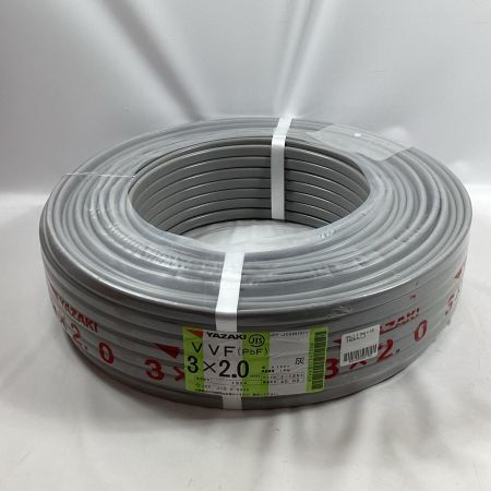 YAZAKI VVFケーブル 3芯 2.0mm×100m 2025年5月製造