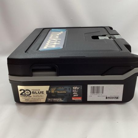 MAKITA マキタ インパクトドライバ TD173DGXPB プレミアムブルー 充電器・充電池2個・ケース付