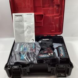 MAKITA マキタ インパクトドライバ TD002GRDX ブラック 充電器・充電池2個・ケース付  Sランク