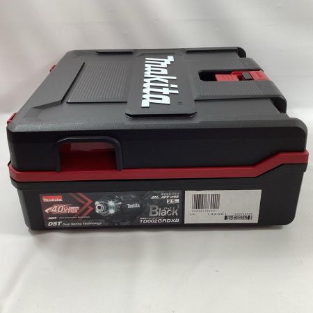 MAKITA マキタ インパクトドライバ TD002GRDX ブラック 充電器・充電池2個・ケース付 