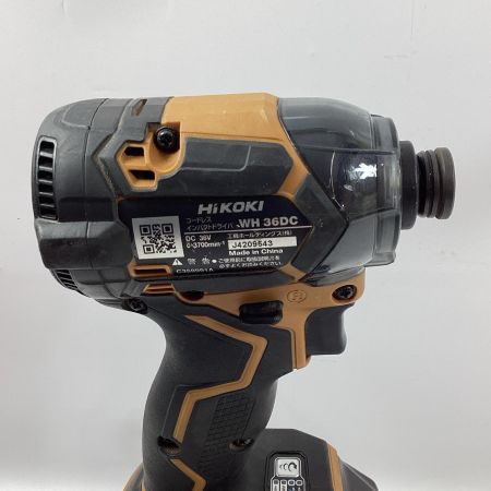 HiKOKI ハイコーキ インパクトドライバ WH36DC グランドキャメル 充電池1個付
