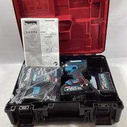 MAKITA マキタ インパクトドライバ TD002GRDX ブルー 充電器・充電池2個・ケース付  Bランク
