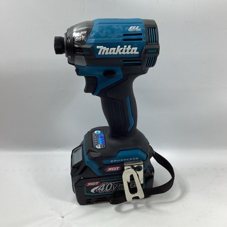 MAKITA マキタ インパクトドライバ TD002GRDX ブルー 充電器・充電池2個・ケース付 