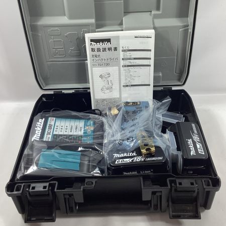 MAKITA マキタ インパクトドライバ TD173DGXPB プレミアムブルー 充電器・充電池2個・ケース付 