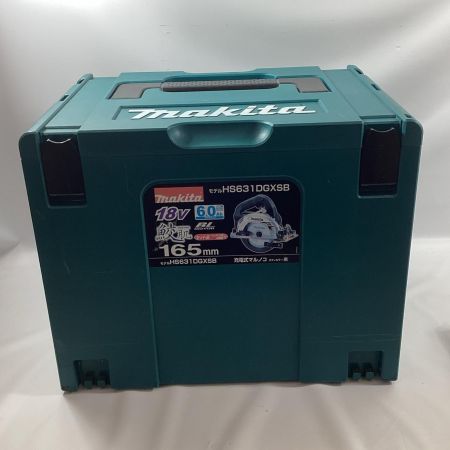 MAKITA マキタ 丸のこ 165mm HS631DGXSB ブラック 充電器・充電池1個・ケース付
