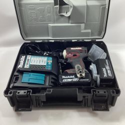MAKITA マキタ インパクトドライバ TD172DGXAR オーセンティックレッド 充電器・充電池2個・ケース付  Cランク