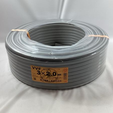 富士電線工業 VVFケーブル 3芯 2.0mm×100m 2025年7月製造