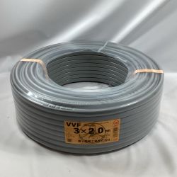 富士電線工業 VVFケーブル 3芯 2.0mm×100m 2025年10月製造 Sランク