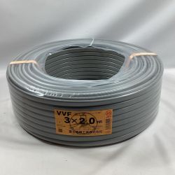 富士電線工業 VVFケーブル 3芯 2.0mm×100m 2025年10月製造 Sランク