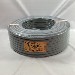 富士電線工業 VVFケーブル 3芯 2.0mm×100m 2025年10月製造 Sランク
