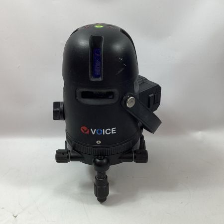 VOICE レーザー墨出し器 R8 ブラック 受光器・ケース付