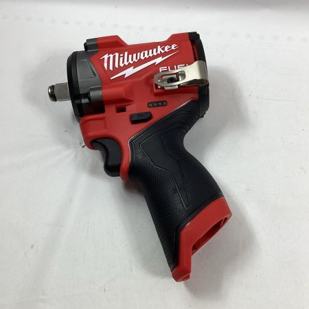 Milwaukee インパクトレンチ 12V 2.5Ah M12FIW2F12 レッド 充電器・充電池1個・ケース付
