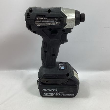 MAKITA マキタ インパクトドライバ XDT15 ブラック 充電池1個付