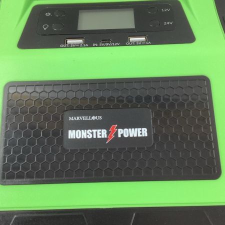 MARVELLOUS マーベラス 大容量ジャンプスターター MARV-MPE99C グリーン 40,000mAh 12V・24V対応