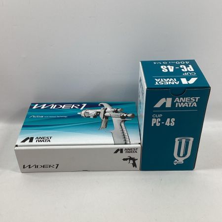 ANEST IWATA スプレーガン WIDER1-13H2G 重力式カップ付（PC-4S）セット