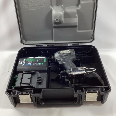 HiKOKI ハイコーキ インパクトドライバ WH36DD ブラック 充電器・ケース付 36v