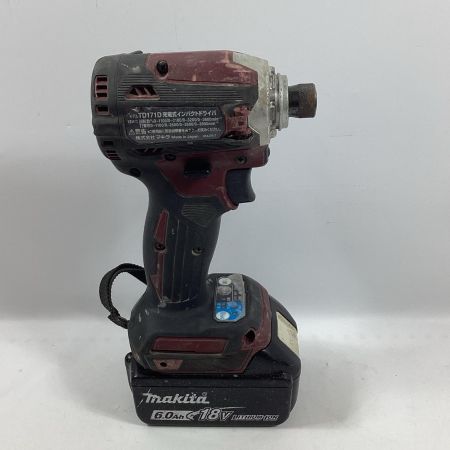 MAKITA マキタ インパクトドライバ TD171D オーセンティックレッド 充電池1個付 18v 6.0Ah