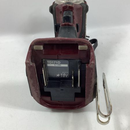MAKITA マキタ インパクトドライバ TD171D オーセンティックレッド 充電池1個付 18v 6.0Ah