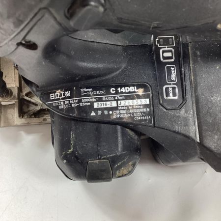 HITACHI 日立 丸のこ C14DBL ブラック 充電池1個付 コードレス式 125mm 14.4v 6.0Ah